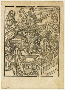 Illustration from Margarita philosophica, plate 35 from Woodcuts from Books of the XVI Century by Unknown artist