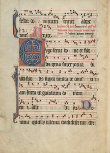 Initial E: A Bishop by Unknown artist
