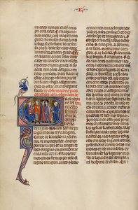 Initial E: Four Men before a King