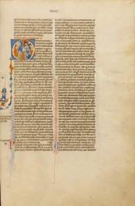 Initial M: Saint Paul Speaking to the Jews by Unknown artist