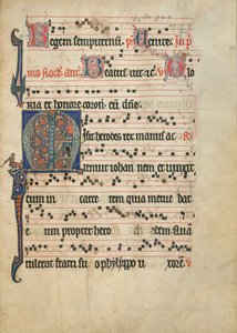 Initial M: The Beheading of Saint John the Baptist by Unknown artist