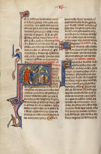 Initial S: Two Men Fighting with Swords