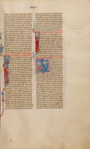 Initial V: God Speaking to Jeremiah by Unknown artist