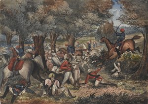 Jat Horse Yeomanry at Bolwal on the Nepal Frontier by Unknown artist
