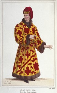 John without Fear (1371-1419), Duke of Burgundy (engraving of 1830) by Unknown artist