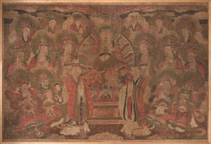 Ksitigarbha Bodhisattva with Assembly by Unknown artist