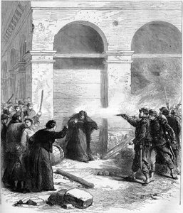 The Paris Commune in 1871. Petroleum Surprise Rue de Rivoli