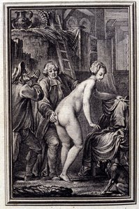 La mare du compere Pierre- in Tales et nouvelles en vers by Jean La Fontaine. 1762
