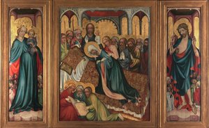 The Death of the Virgin. The Roudnice Altarpiece by Unknown artist