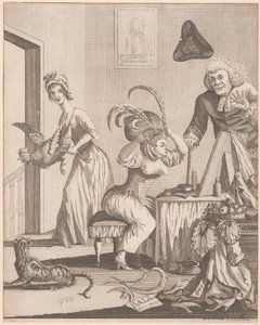 Lady Preparing for Evening at a Ball by Unknown artist