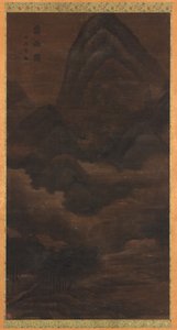Landscape: Rain in the Mountains by Unknown artist