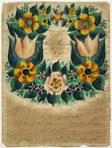 Letter of Congratulations to Karna Martensdottir by Unknown artist