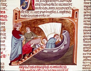 Loading a ship at the time of Emperor Justinian
