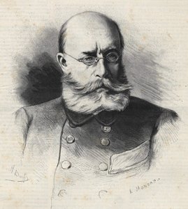 Louis Léon César Faidherbe (1818 - 1889) French General and Colonizer, Engraving of the 19th Century. Bianchetti Collection