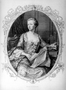 Madame de Pompadour, Jeanne Antoinette Poisson (1721-1764) (Marquise of Pompadour)