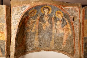 Madonna and Child Between the Archangels