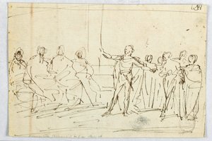 Man Giving Speech by Unknown artist