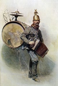 Man Orchestra - Drawing, Late 19th Century