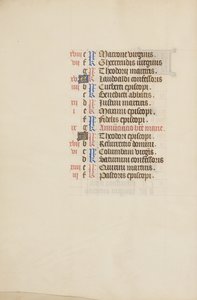 March Calendar Page Continued by Unknown artist