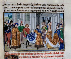 Marriage of Philippe Auguste and Isabelle de Hainault