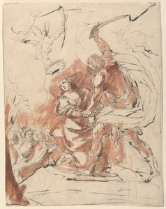 Martyrdom of a Female Saint by Unknown artist