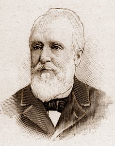Members of the Academy Francaise in 1895: portrait of Paul Armand Challemel Lacour (1827-1896), politician, diplomat and historian of French philosophy.