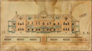 Military Home Barrack No. 1, Presentation Drawing by Unknown artist