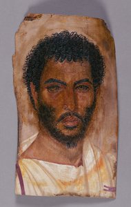 Mummy Portrait of a Bearded Man by Unknown artist