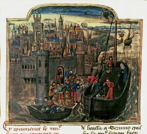 Navigation: Loading a Merchant Ship, Late 15th Century