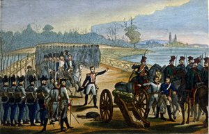 Napoleonic War: The Capture of the Bridges of the Danube on 13 November 1805 by Unknown artist