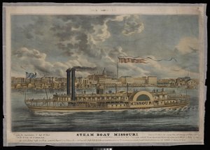 New Orleans. Steam Boat Missouri