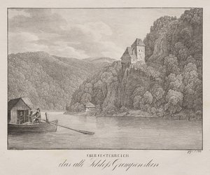 Lower Austria, The Old Castle of Greifenstein by Unknown artist