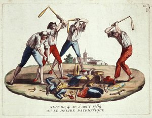 Night of 4-5 August 1789, or Patriotic Delirium, Late 18th Century