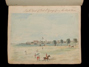 North View of Fort St George facing the black town by Unknown artist