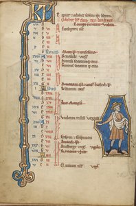 October Calendar Page; Sowing by Unknown artist
