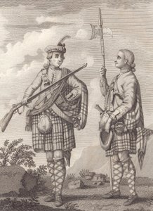 Officer and sergeant of the 42nd Highlanders—the Black Watch—c.1750 by Unknown artist