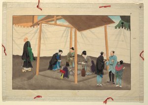 One of Sixteen Scenes of the Death and Burial of a Man by Unknown artist