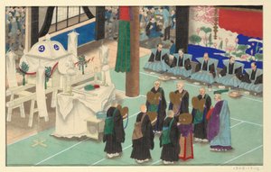 One of Sixteen Scenes of the Death and Burial of a Man by Unknown artist