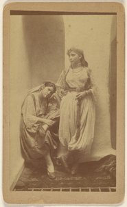 Orientalist Studio Portrait of Two Women