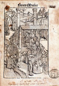 Page from Flore musices, study on Gregorian chant by Hugo von Reutlingen by Unknown artist