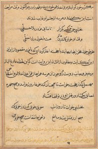 Page from Tales of a Parrot (Tuti-nama): text page by Unknown artist