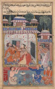Page from Tales of a Parrot (Tuti-nama): text page by Unknown artist