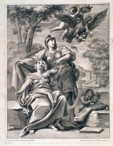 Page of frontispiece of musical score of 