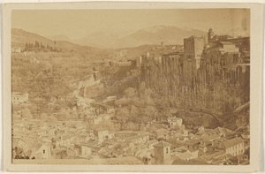 Panoramic View of the Alhambra, Granada, Spain by Unknown artist