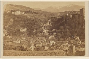 Panoramic View Surrounding the Alhambra by Unknown artist