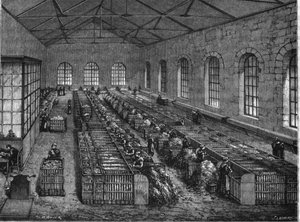 Paper making in the 19th century by Unknown artist