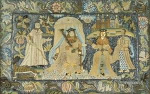 Picture Depicting the Queen of Sheba Before King Solomon by Unknown artist