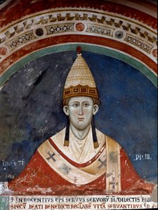 Pope Innocent III (detail) by Unknown artist
