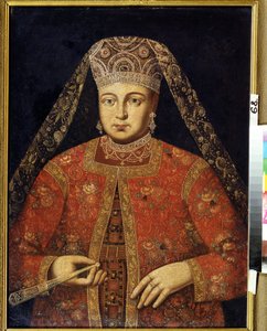 Portrait of Tsarina Marfa Matveyevna (1664-1715) by Unknown artist