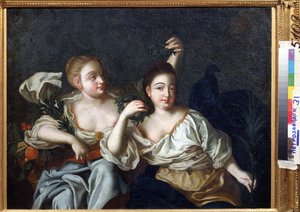 Portrait of the Daughters of Peter the Great by Unknown artist